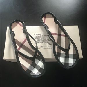 Burberry Nova Flip Flops
